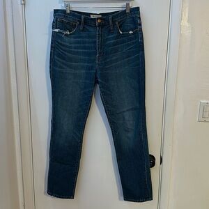 Madewell high rise slim boyjean size 31
